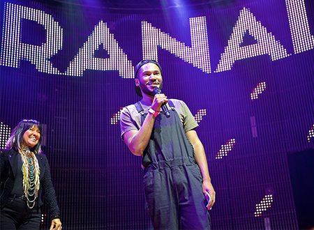 Kaytranada onstage at 2016 Polaris Prize Gala.