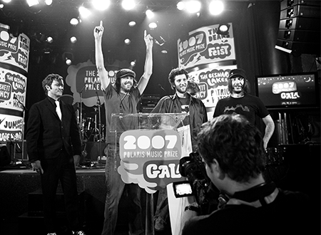 Patrick Watson winning Polaris Music Prize.