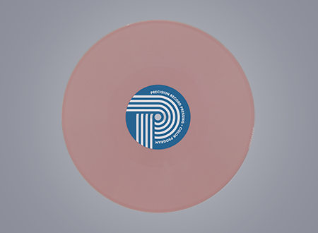 Pink vinyl record.