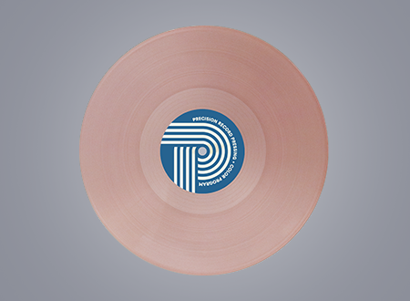 Pink vinyl record.