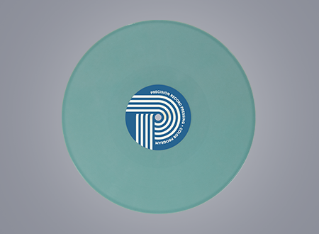 Green vinyl record.
