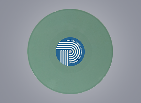 Green vinyl record.