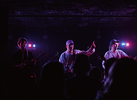 Royal Oak Band performing onstage in Vancouver.