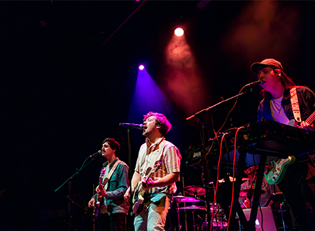 Royal Oak Band performing onstage in Vancouver.