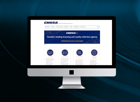 CMRRA webpage open on the desktop computer.