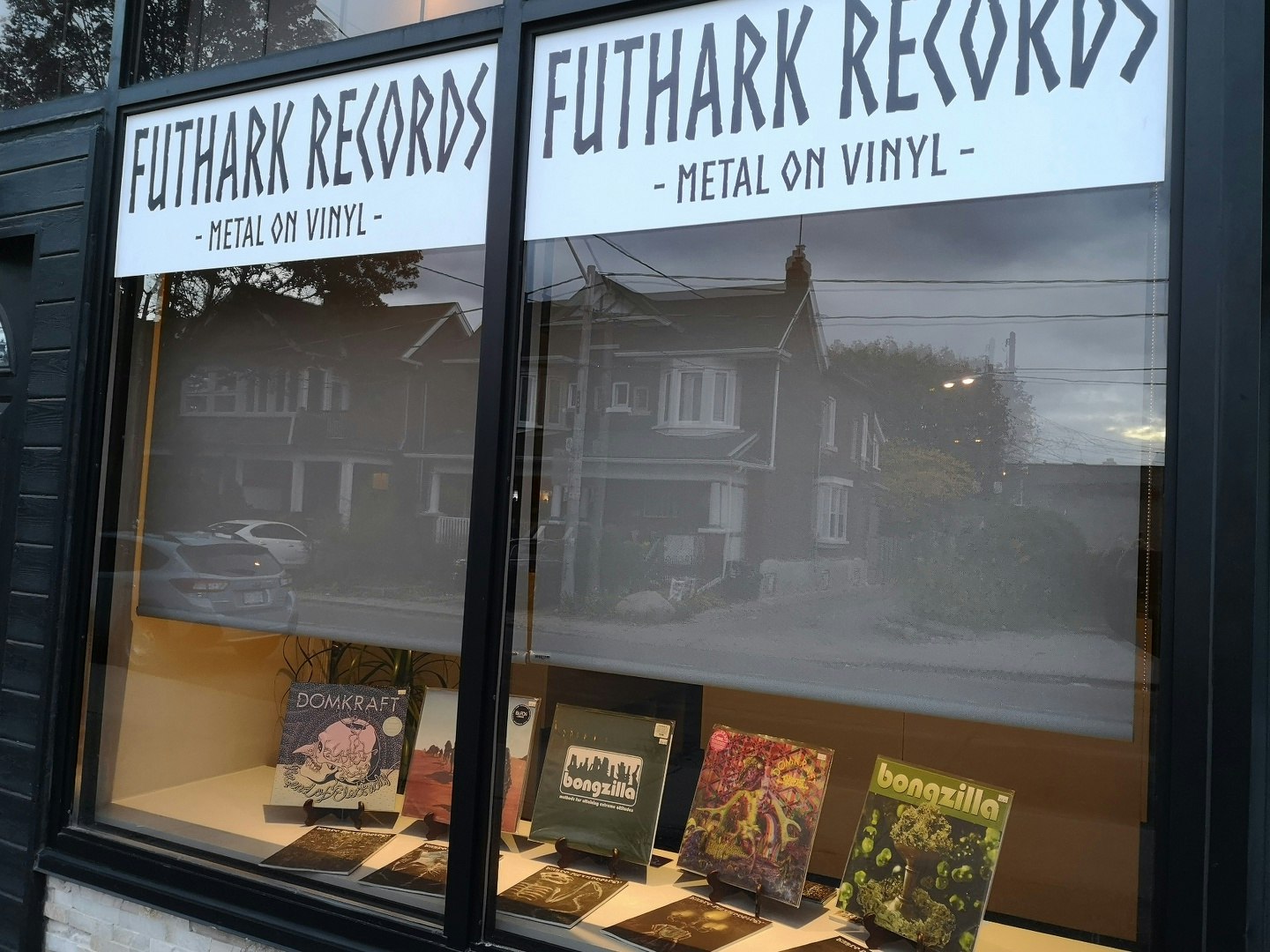 © Futhark Records Futhark Records storefront.
