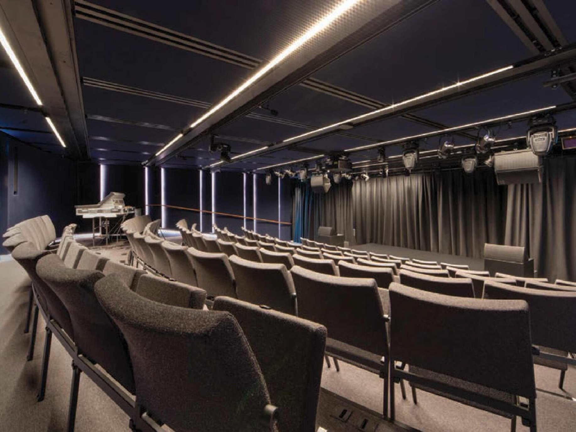Sixth floor theatre interior at Allied Music Centre.