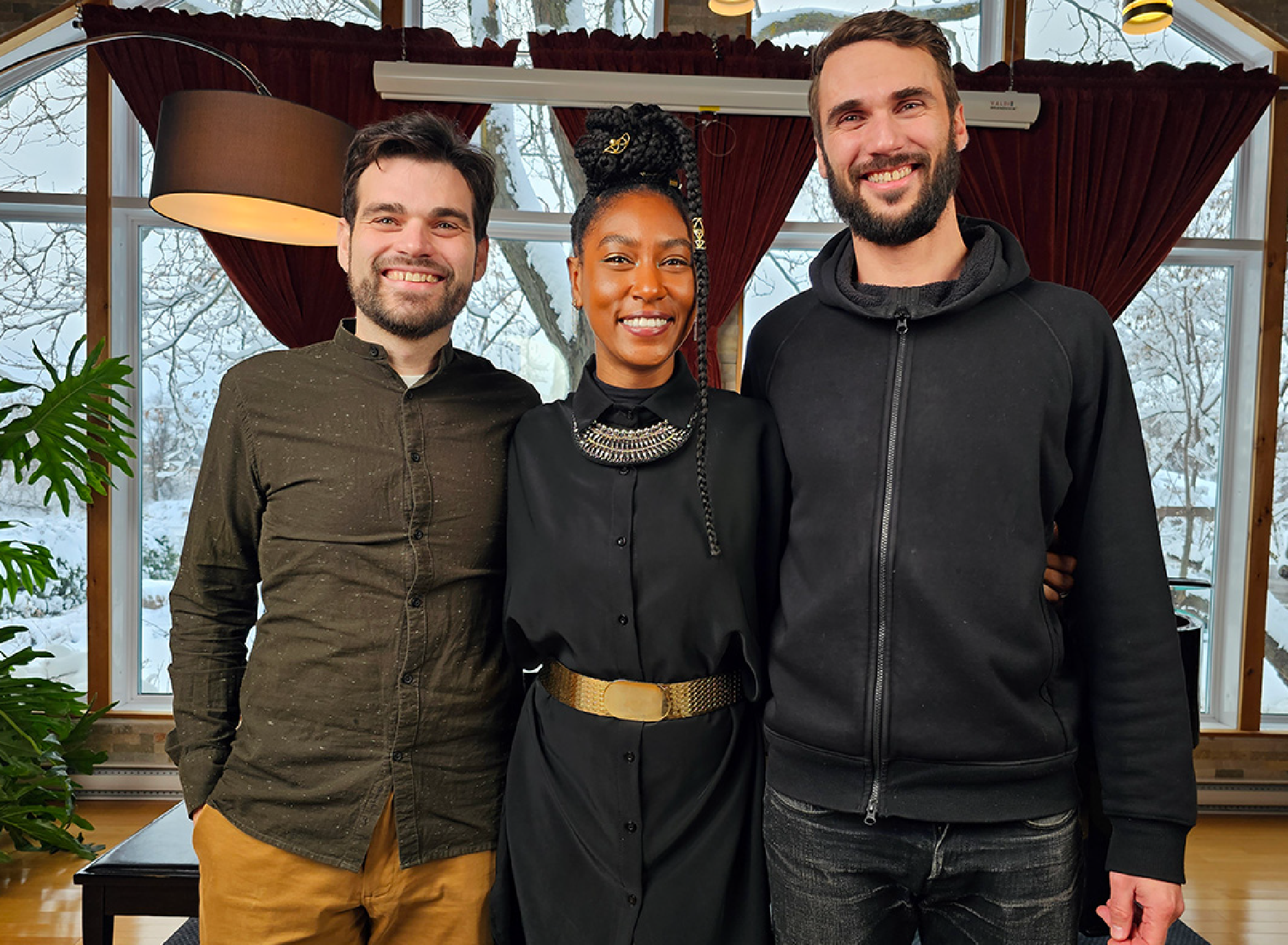Fabien Rousseau,  Dominique Fils-Aimé and, Kevin Annocque