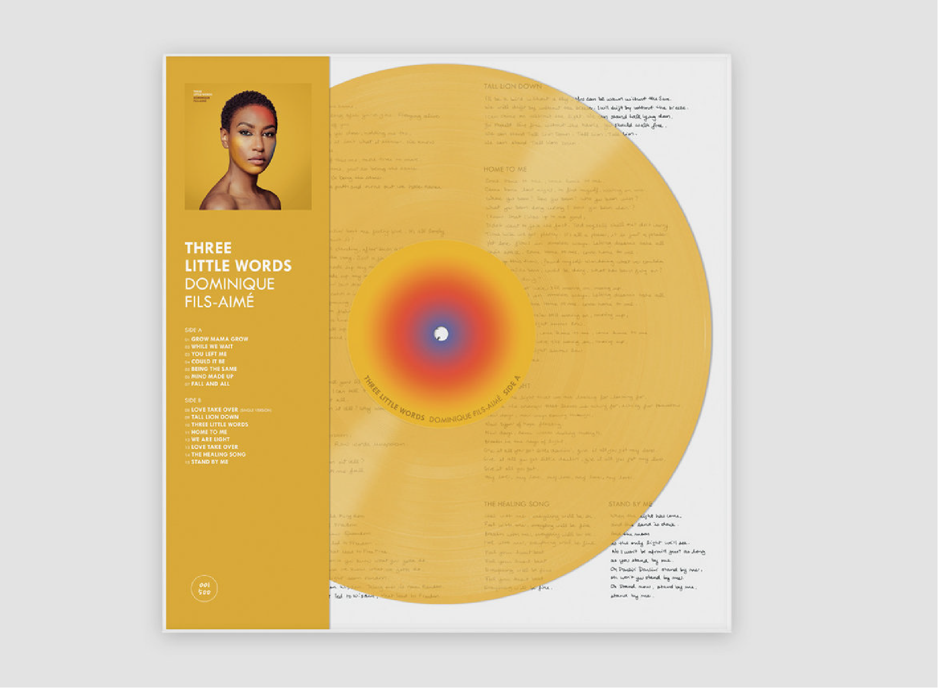 Dominique Fils-Aimé s 'Three Little Words' on vinyl