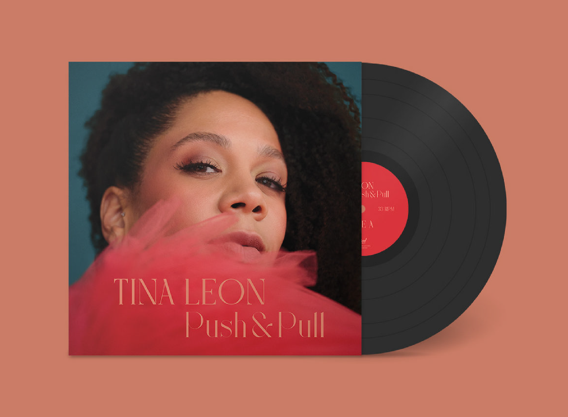 Tina Leon 'Push & Pull' on vinyl.