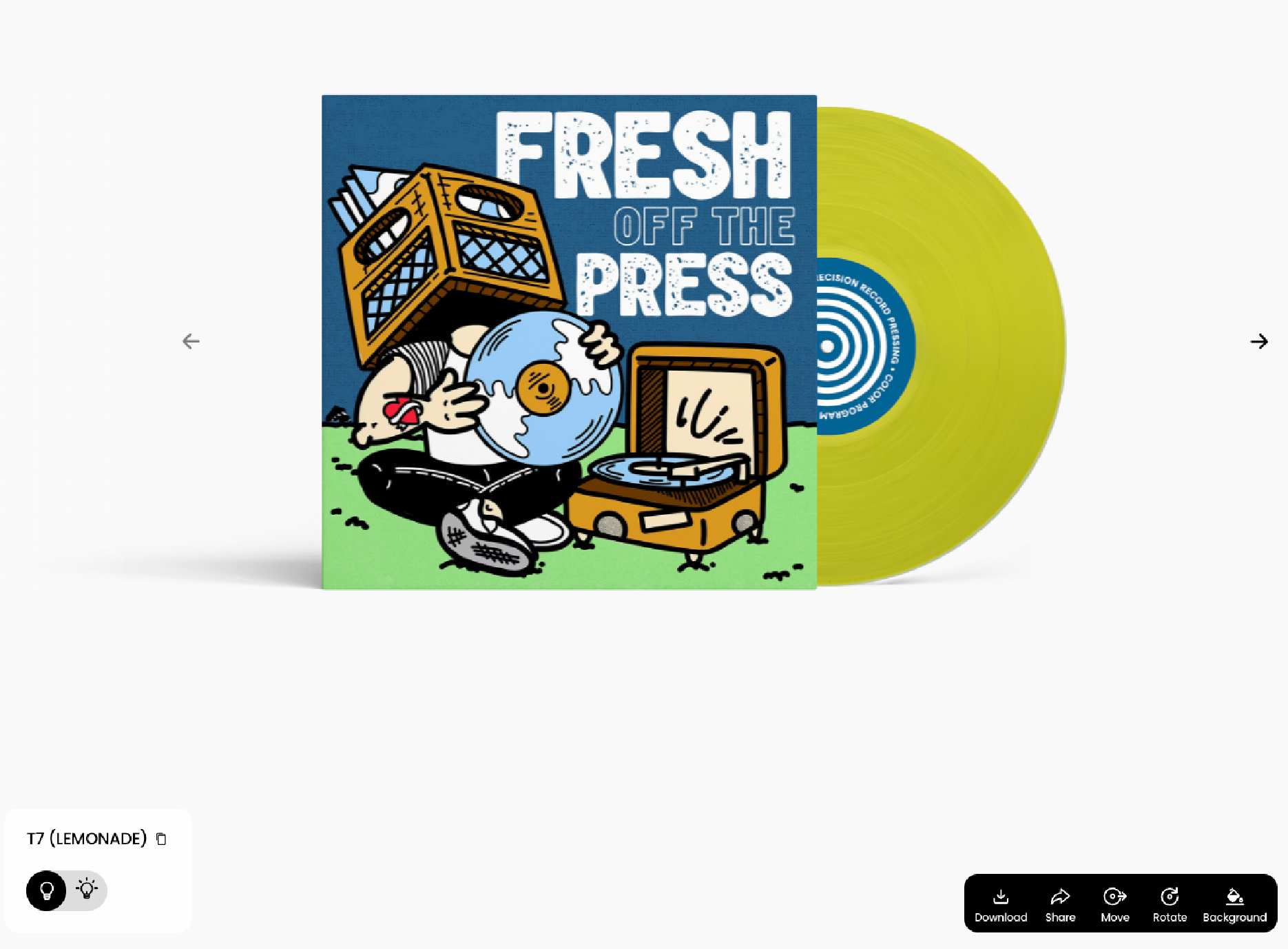 Record Mockup in GZNA's Vinyl Library Record Mockup in GZNA's Vinyl Library