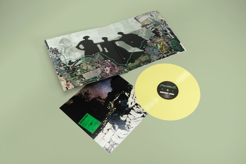 Population II Maintenant Jamais Lemon (O21) vinyl with gatefold jacket, printed insert and inner sleeve
