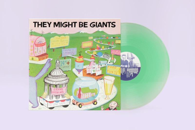 They Might Be Giants vinyl reissue with printed inner sleeve and record jacket.