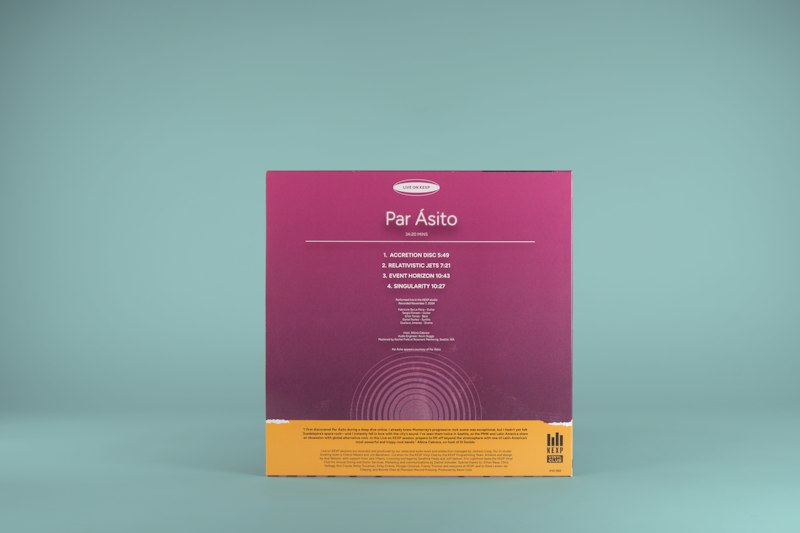 Par Ásito Live on KEXP vinyl LP for the KEXP Vinyl Club.
