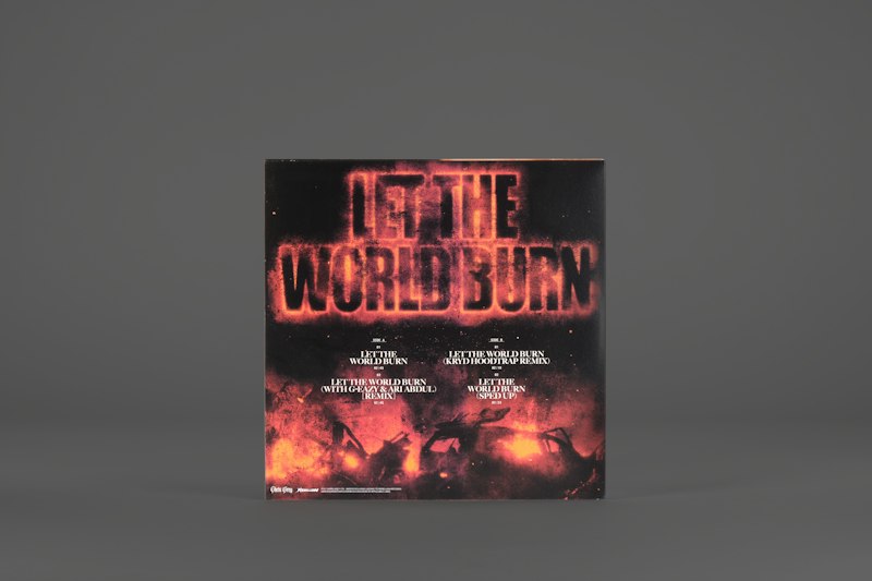 Chris Grey LET THE WORLD BURN limited edition vinyl record