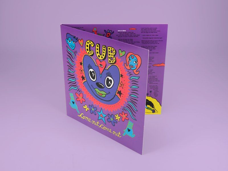 cub Come Out Come Out 30th Anniversary vinyl reissue gatefold jacket.