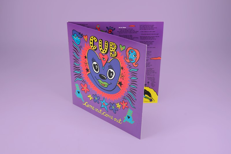 cub Come Out Come Out 30th Anniversary vinyl reissue gatefold jacket.