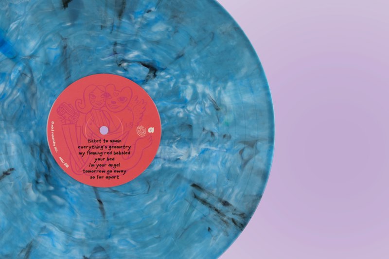 cub's Come Out Come Out (30th Anniversary Edition) in Laguna (EM2) Eco Mix, made of 100% recycle vinyl.