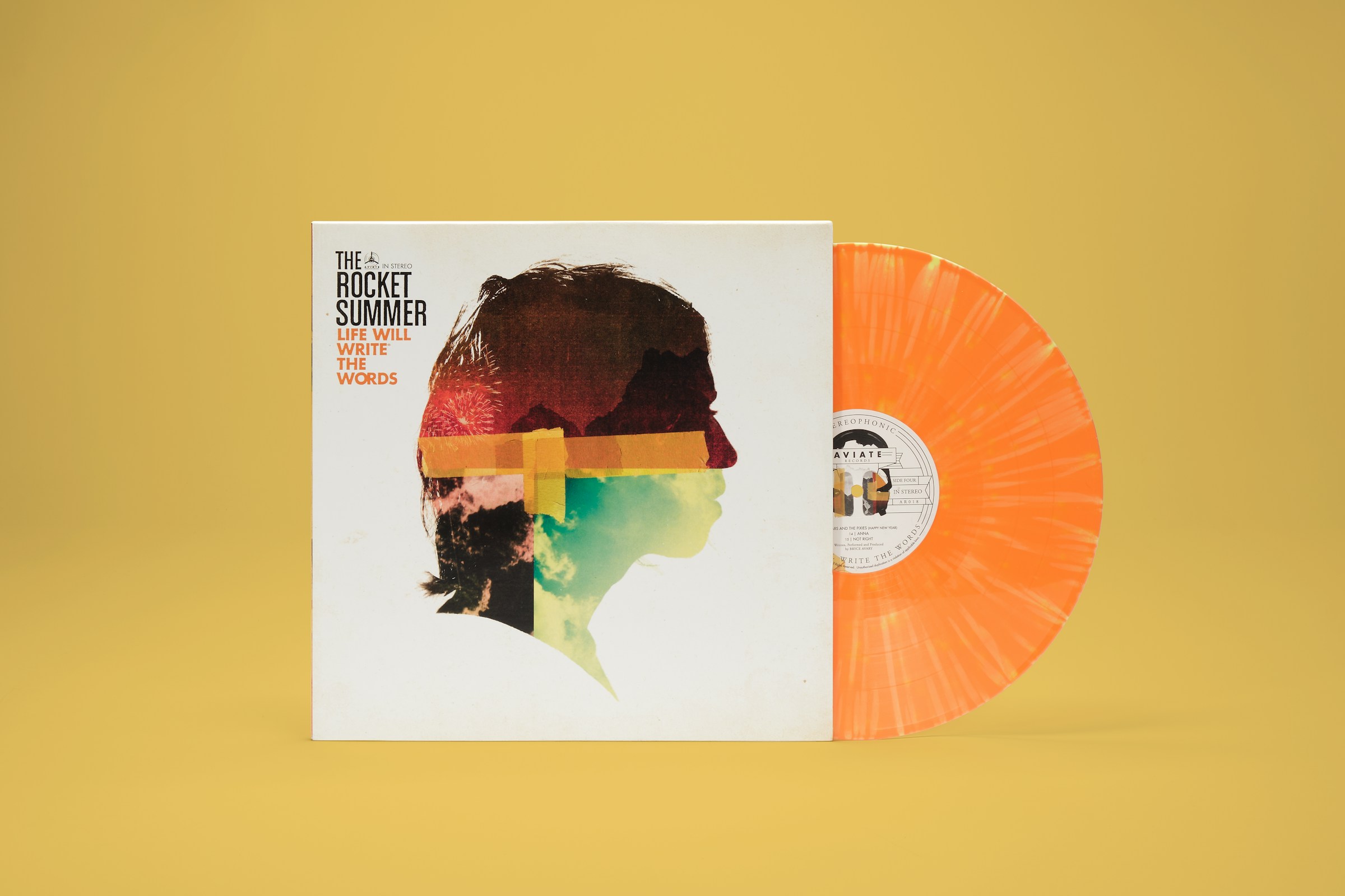 The Rocket Summer Life Will Write the Words 10th Anniversary vinyl.
