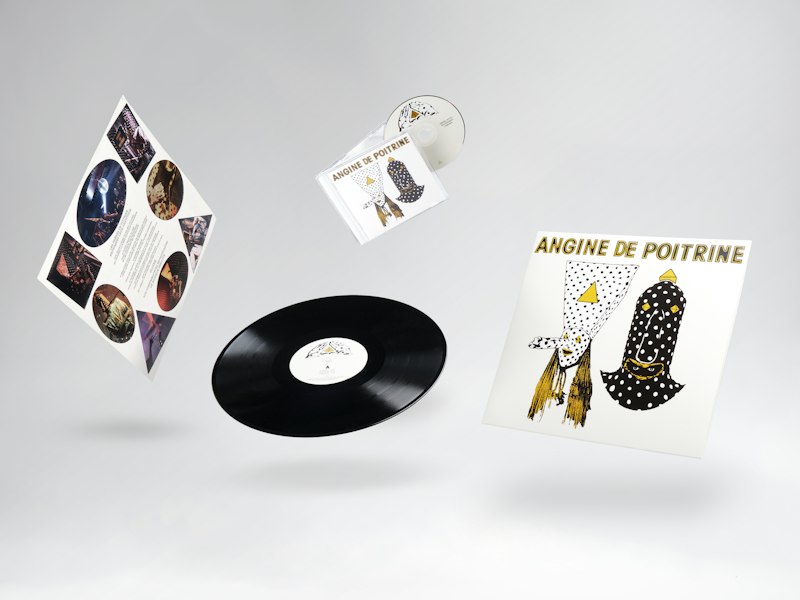 Angine de Poitrine Volume I debut album vinyl, print and CD