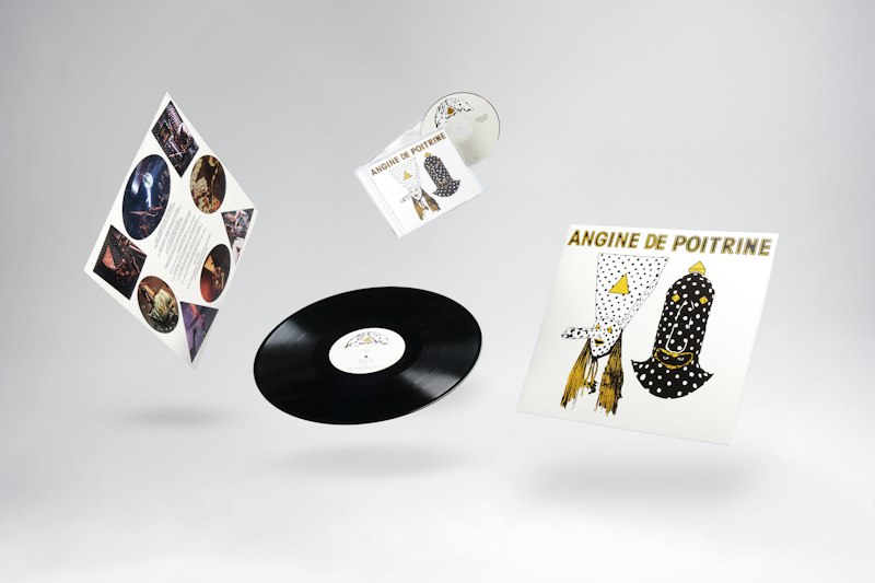 Angine de Poitrine Volume I debut album vinyl, print and CD