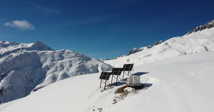 SedrunSolar, Testanlage Winter 2024