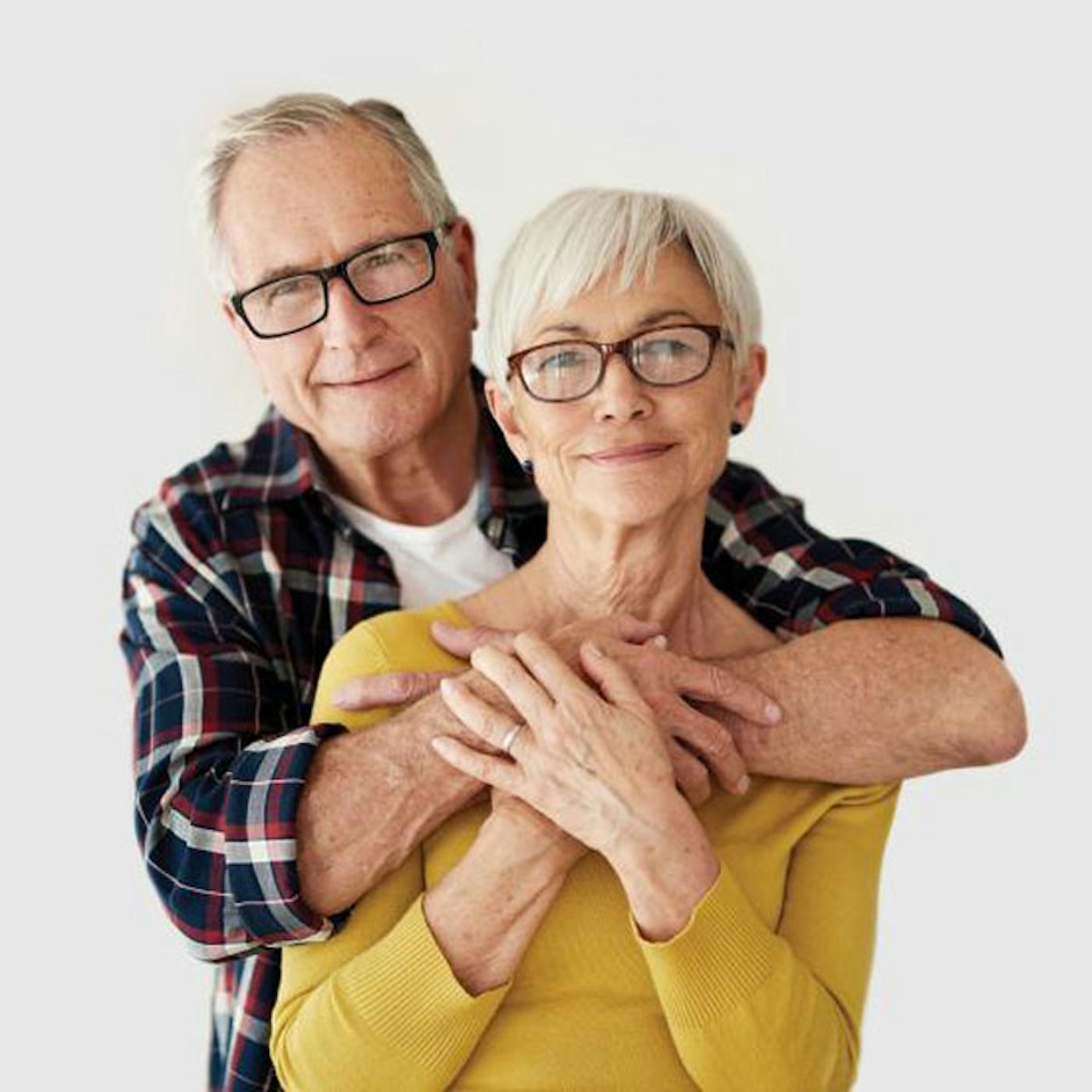 Elderly Couple smiling