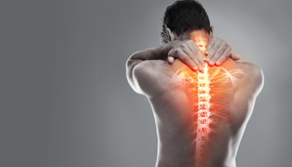 man with back pain