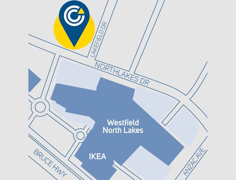 Map of North Lakes