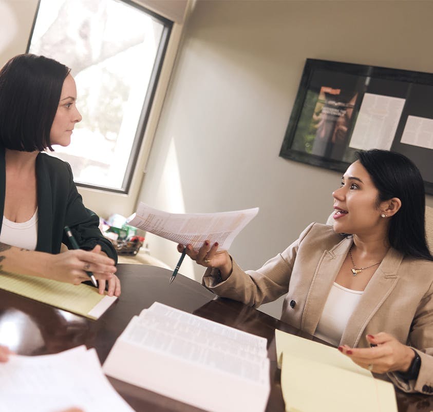 Lawyer and client