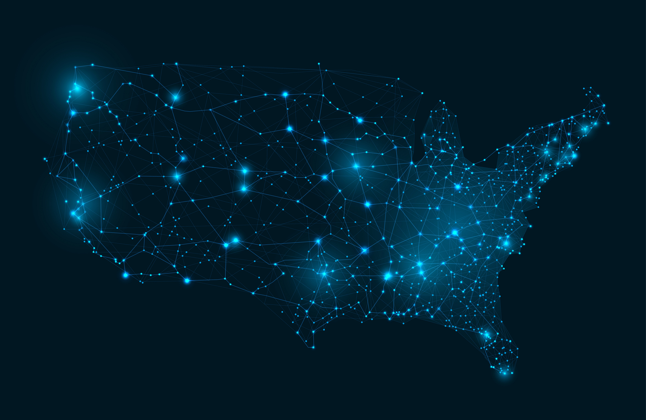 graphic showing network support from blue alliance