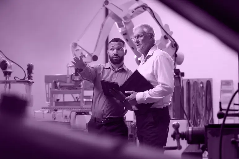 Engineers Working on a Project