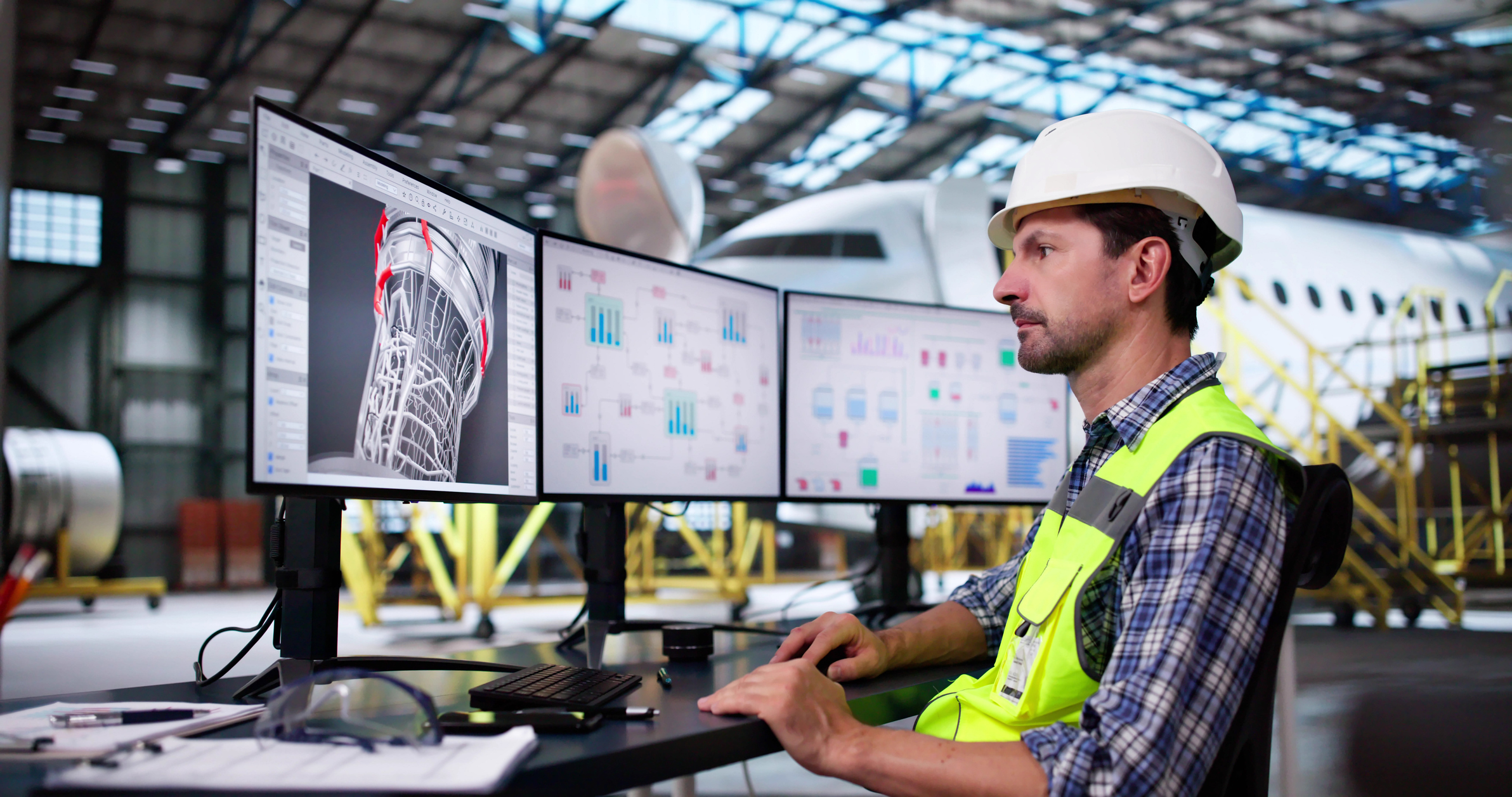 A Project Manager Working on the Construction and Design of a Component