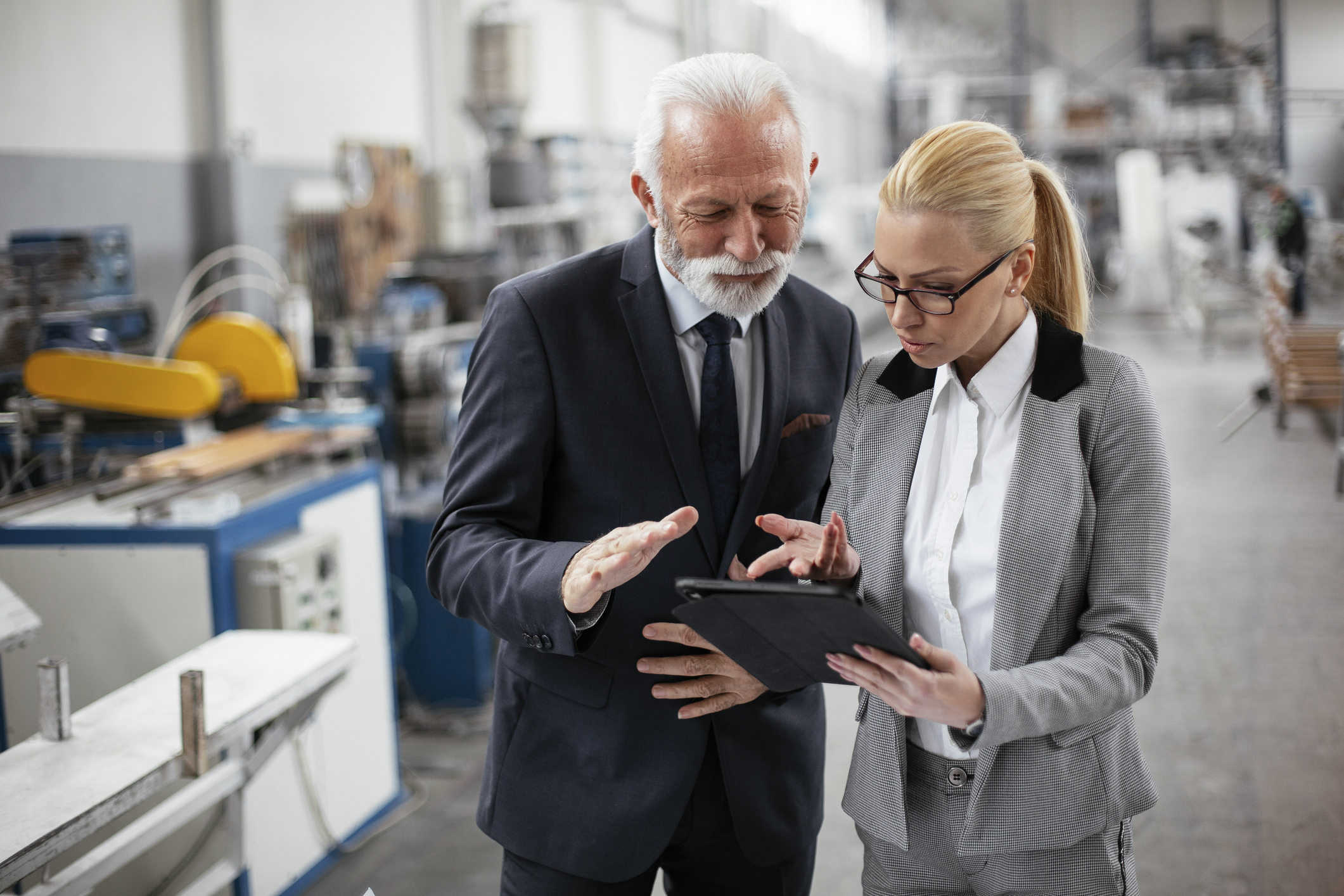 IT Consultant Reviewing Assessment Findings with Client