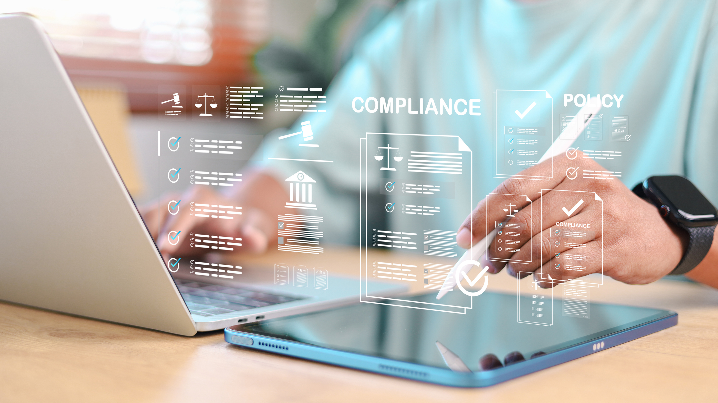 IT Professional Working on Compliance Policies