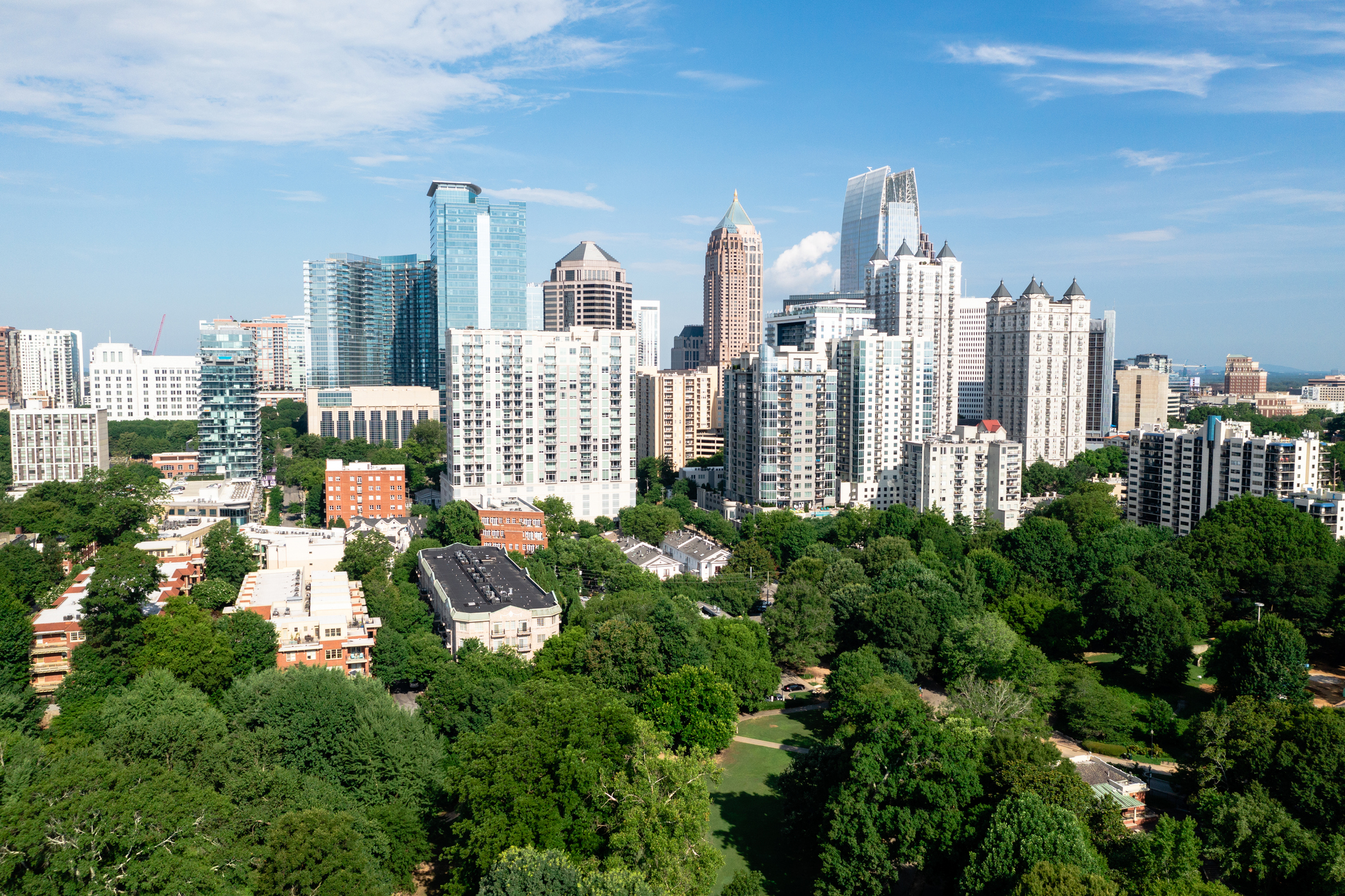 View of the Atlanta Georgia Skyline and Home to LayerCake Technologies