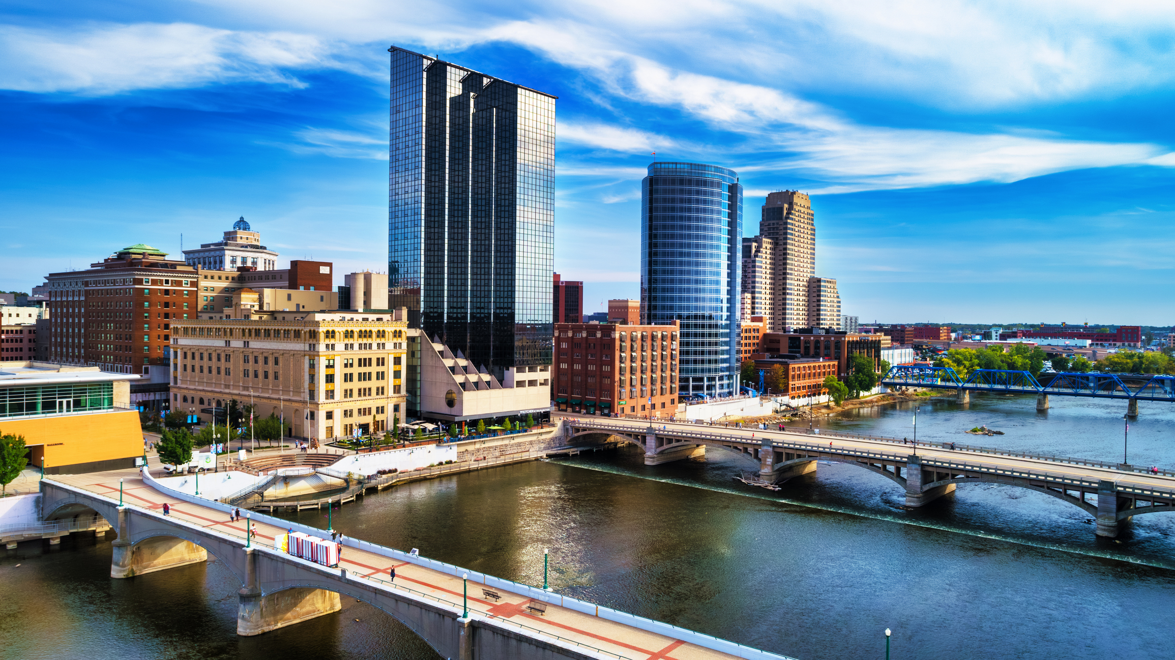 Grand Rapids Michigan Skyline