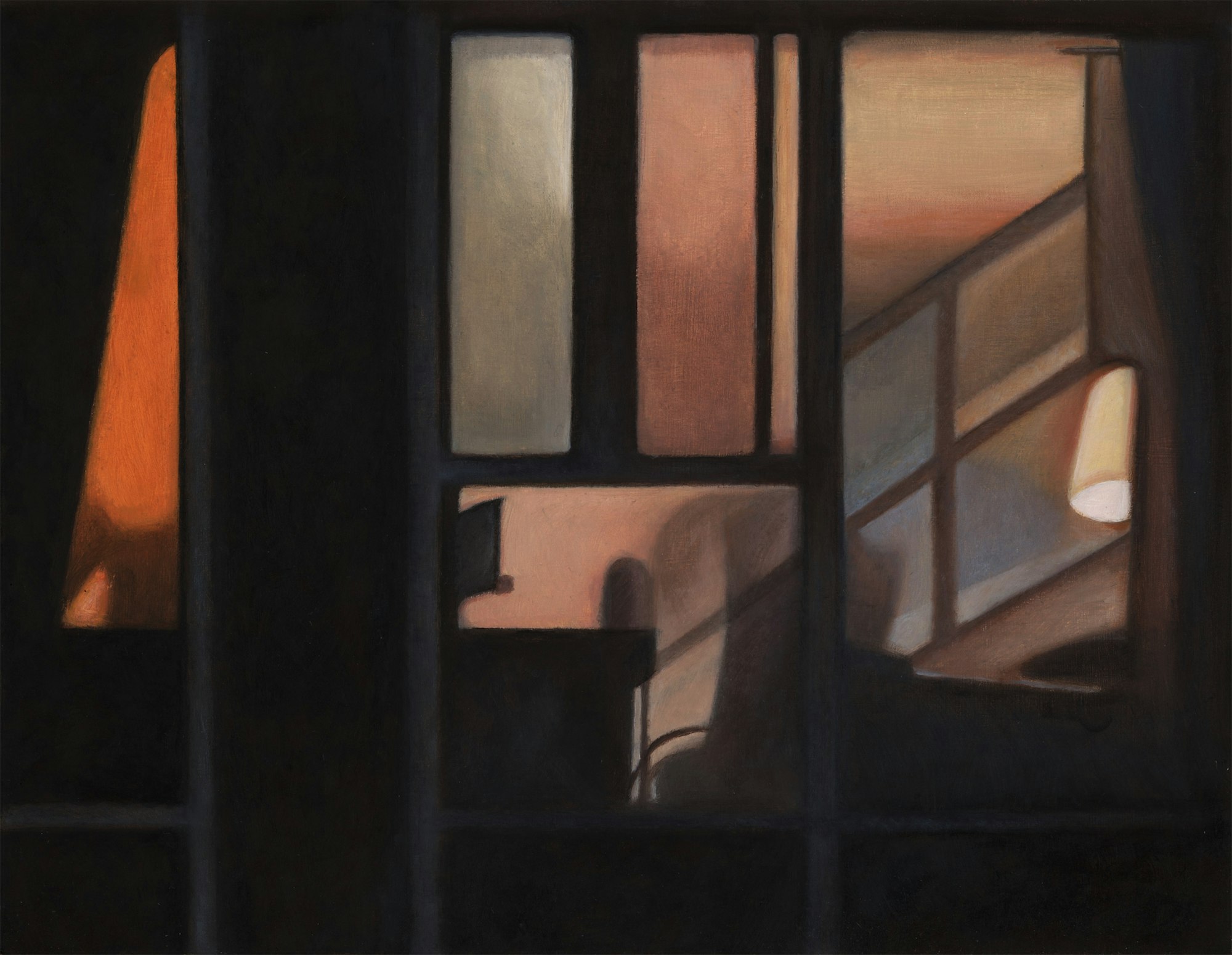 Night Window with Loft