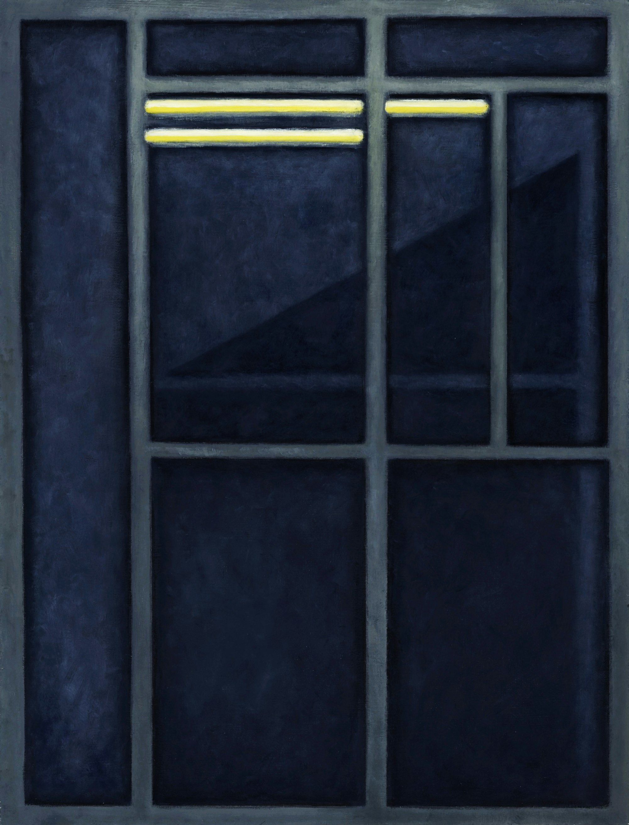 Night Window with Fluorescents