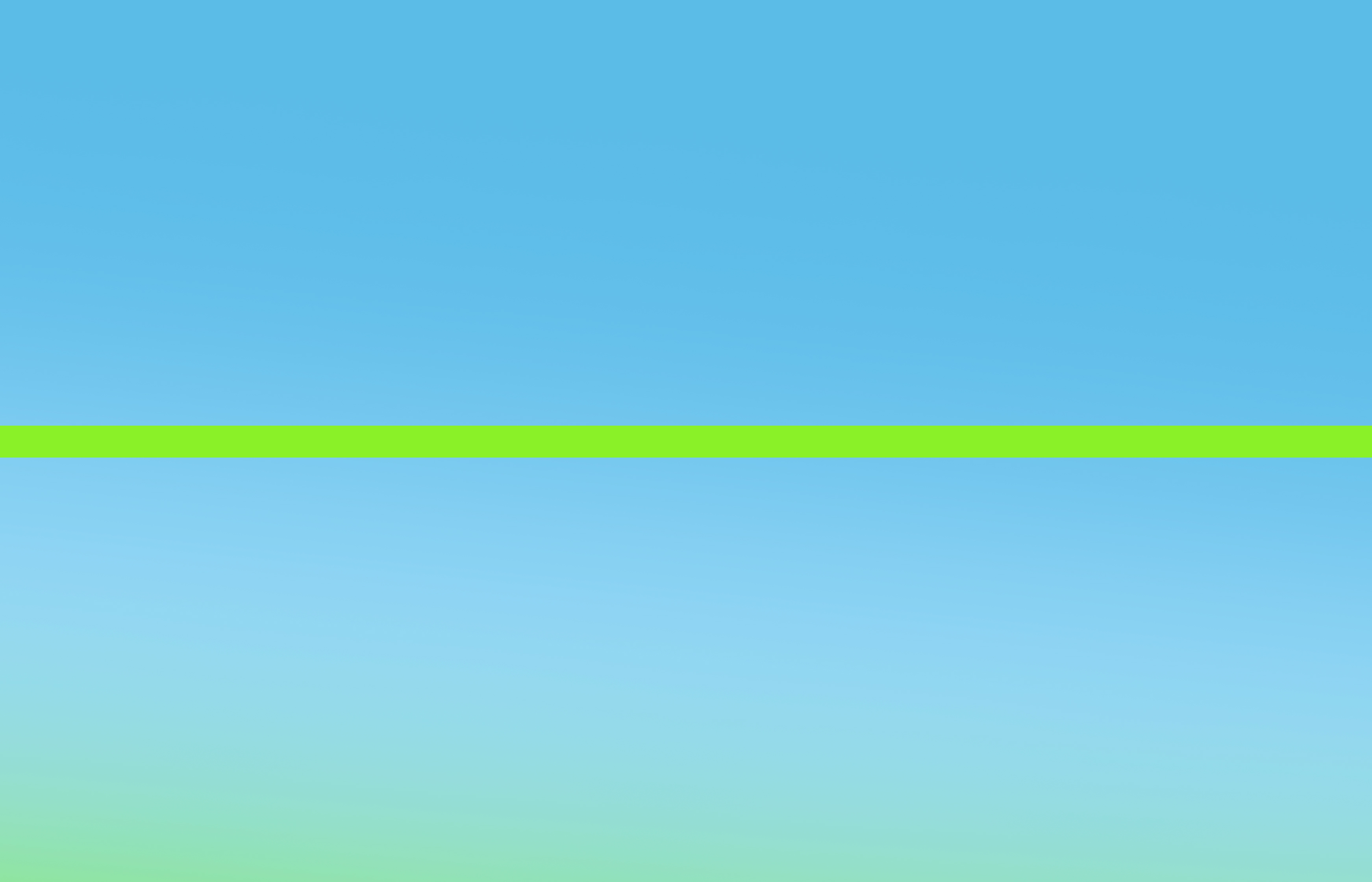 Green trail througthe sky