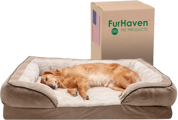 Furhaven Cooling Gel Dog Bed
