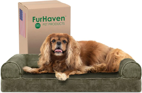 Furhaven Cooling Gel Dog Bed