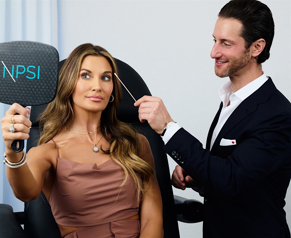 Dr Unger with patient