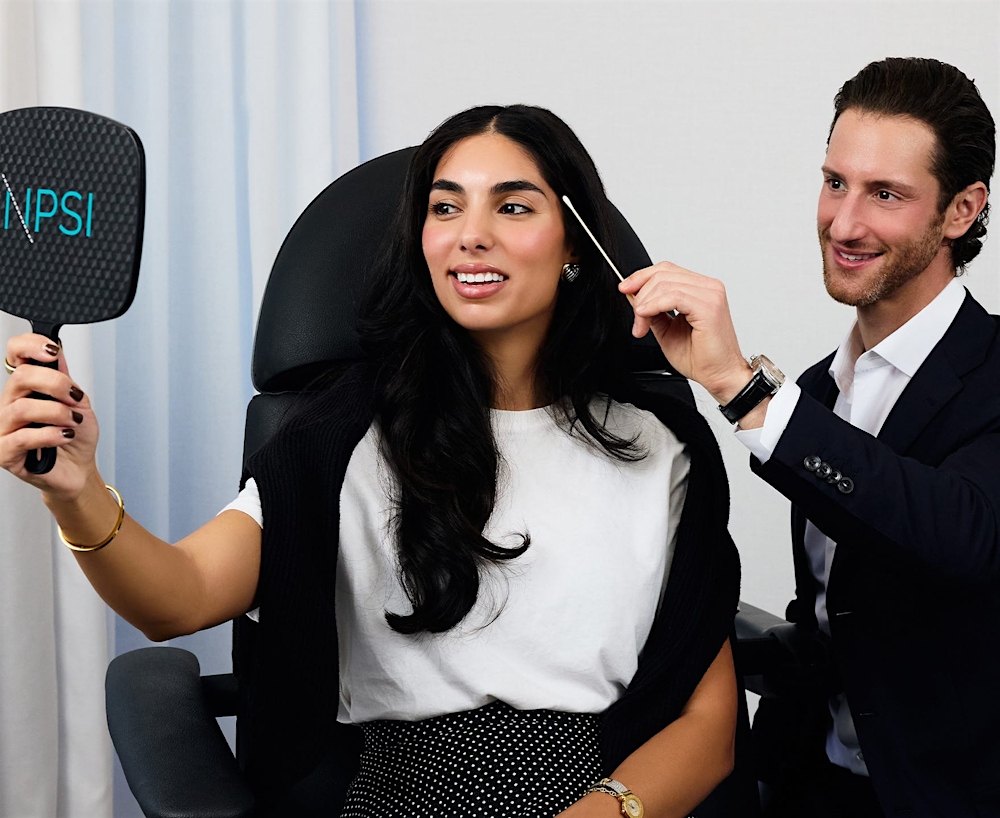 Dr Unger with patient