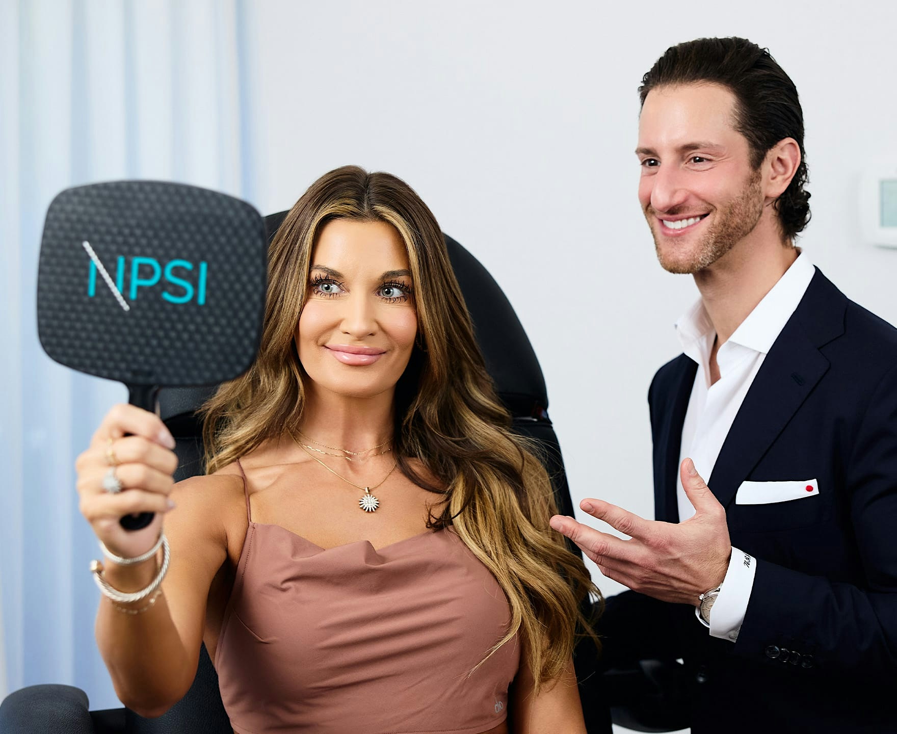 Dr Unger with patient