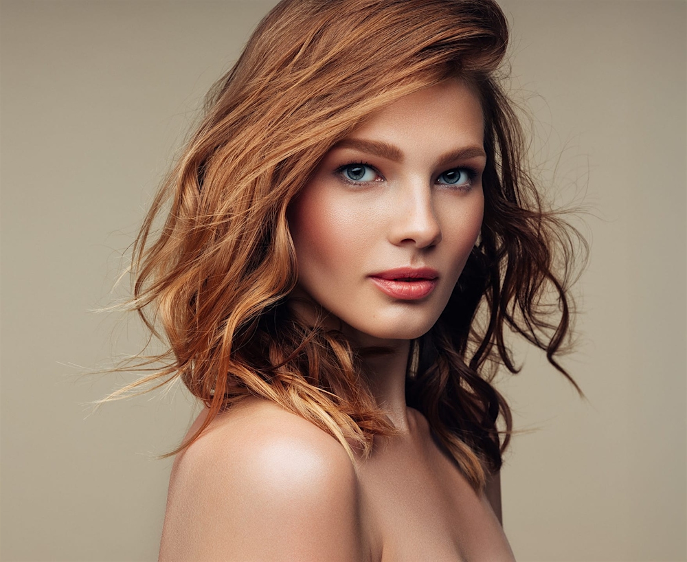 woman glancing over her shoulder