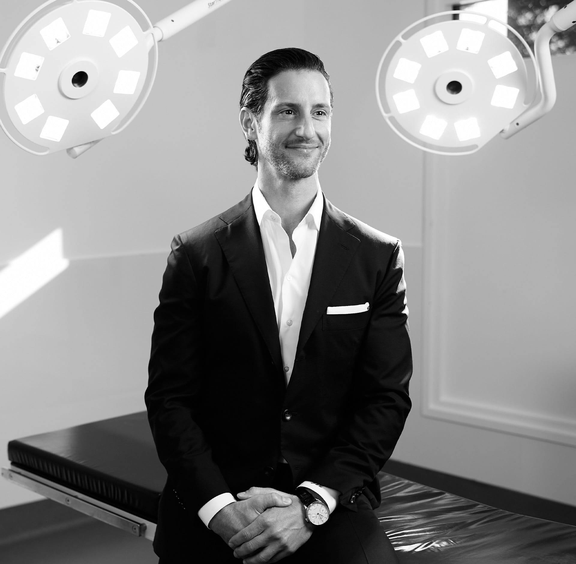 Dr. Unger in operating room