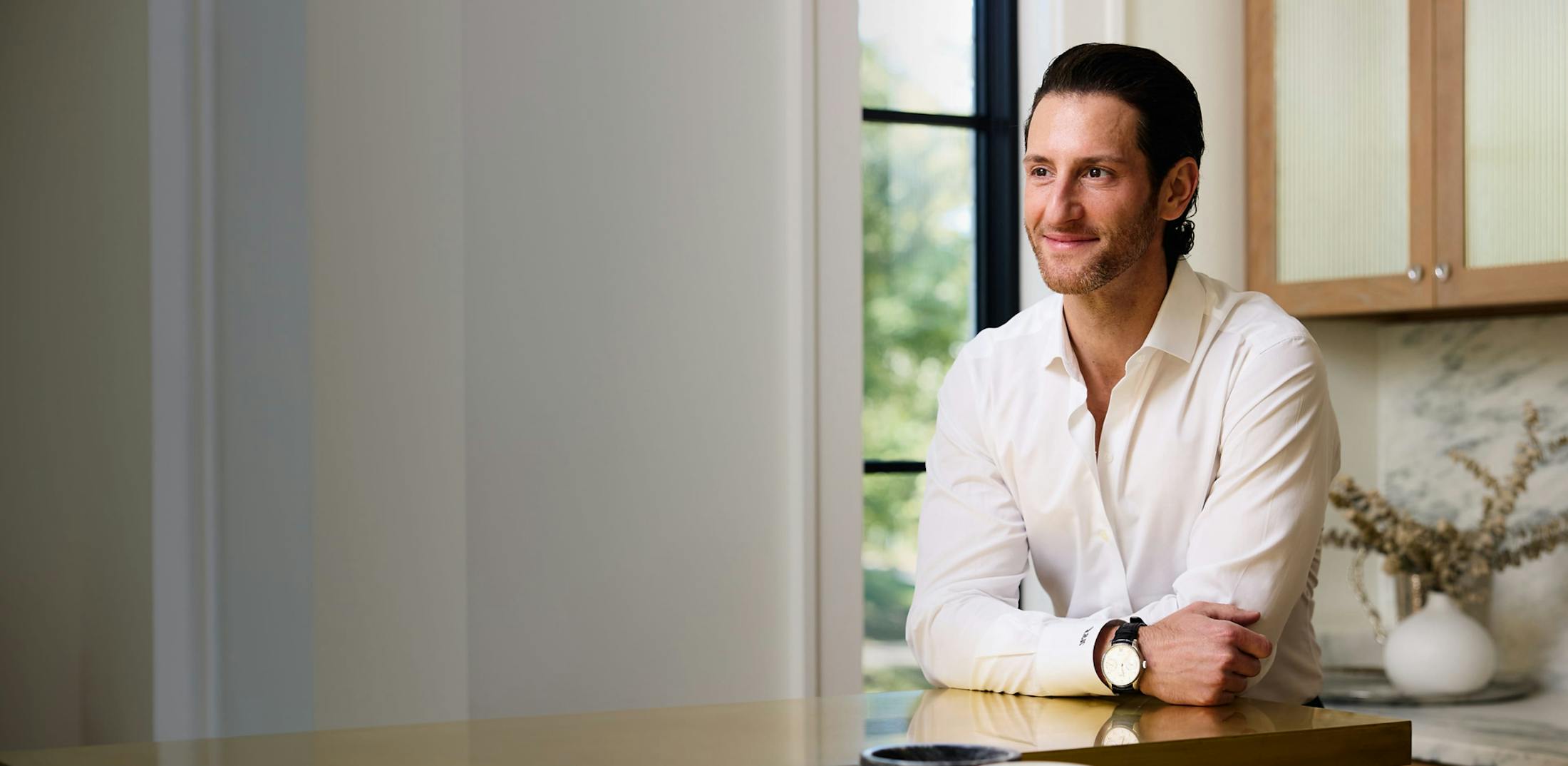 Dr. Unger sitting at a desk