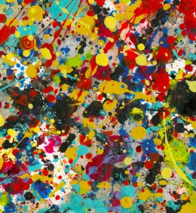 Painting with tons of circular colors