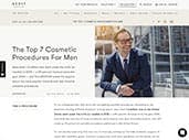 The Top 7 Cosmetic Procedures For Men